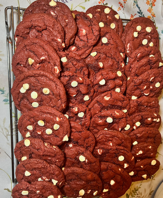 Red velvet cookies